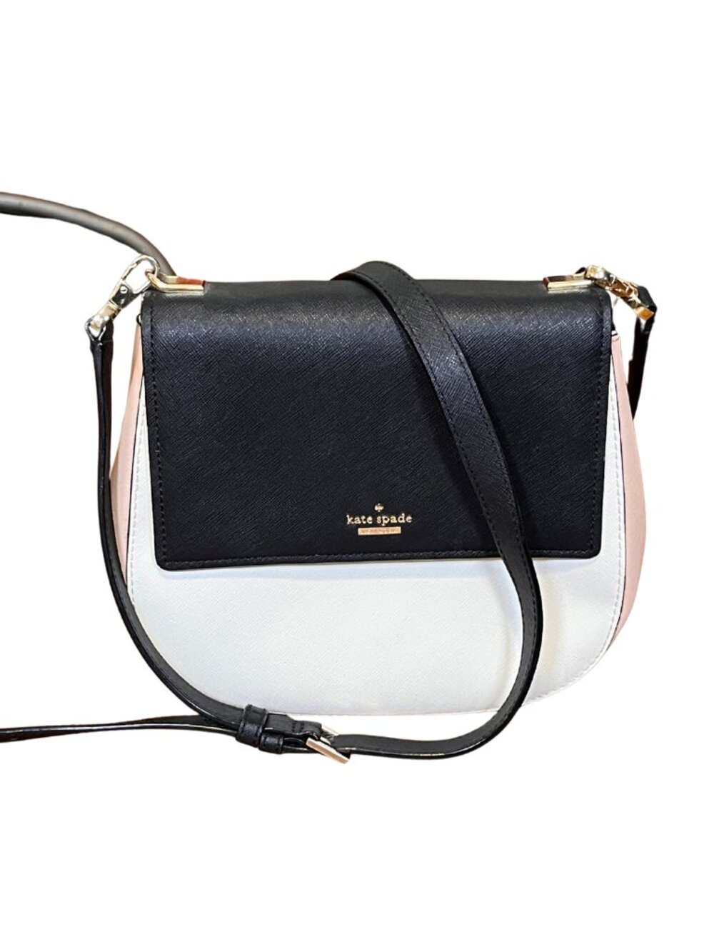 Kate Spade Cameron Street Byrdie Colorblock Leather Crossbody Bag